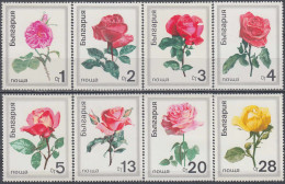 BULGARIA 1970, FLOWERS, ROSES, COMPLETE MNH SERIES With GOOD QUALITY,*** - Nuovi