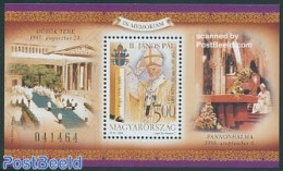 Hungary 2005 Pope John Paul II S/s, Mint NH, Religion - Pope - Religion - Unused Stamps