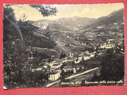 Cartolina - Serina ( Bergamo ) - Panorama Della Fresca Valle - 1951 - Bergamo