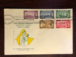 ETHIOPIA FDC COVER 1962 YEAR HOSPITAL MOSQUE HEALTH MEDICINE STAMPS - Ethiopie