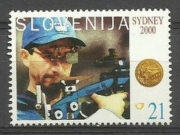 ESLOVENIA 2000 - JUEGOS OLIMPICOS DE SYDNEY - TIRO - YVERT Nº 301 - Slovenia