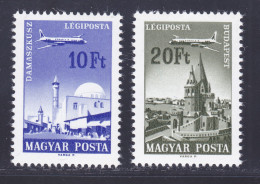 HONGRIE AERIENS N°  290 & 291 ** MNH Neufs Sans Charnière, TB (D7433) Avions - 1966-67 - Unused Stamps