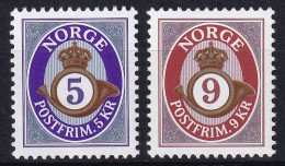 MiNr. 1415 - 1416 Norwegen 2002, 11. Febr. Freimarken: Posthorn - Postfrisch/**/MNH - Nuevos