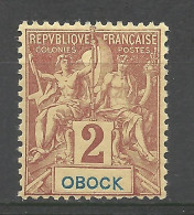 OBOCK N° 33 NEUF** LUXE SANS CHARNIERE / Hingeless / MNH - Nuovi