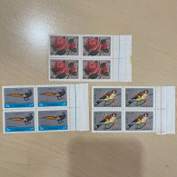 Iran Stamp Blocks 1969 MNH Birds Iranian New Year Noruz Nowrooz - Iran
