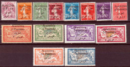 Alaouites 1925 Y.T.1/10,12/15 */MH VF/F - Unused Stamps