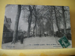40 2921 - CPA 1912 - 40 SABRES - ENTREE DU BOURG - AVENUE DE LABRIT - ANIMATION - Sabres