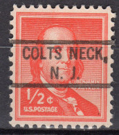 NJ-144; USA Precancel/Vorausentwertung/Preo; COLTS NECK (NJ), Type 804 - Préoblitérés