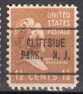 NJ-133; USA Precancel/Vorausentwertung/Preo; CLIFFSIDE PARK (NJ), Type 705 - Préoblitérés