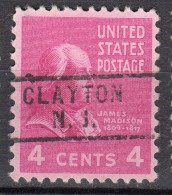 NJ-132; USA Precancel/Vorausentwertung/Preo; CLAYTON (NJ), Type 729 - Precancels