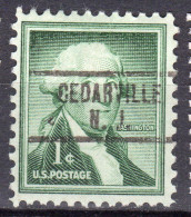 NJ-124; USA Precancel/Vorausentwertung/Preo; CEDARVILLE (NJ), Type 734 - Precancels