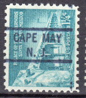 NJ-116; USA Precancel/Vorausentwertung/Preo; CAPE MAY (NJ), Type 729 - Precancels