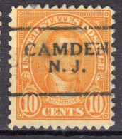 NJ-114; USA Precancel/Vorausentwertung/Preo; CAMDEN (NJ), Type 701 - Precancels