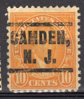 NJ-110; USA Precancel/Vorausentwertung/Preo; CAMDEN (NJ), Type 203 - Precancels