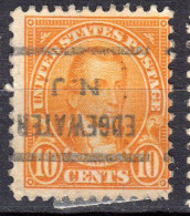 NJ-183; USA Precancel/Vorausentwertung/Preo; EDGEWATER (NJ), Type 622 - Precancels