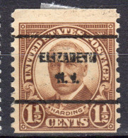 NJ-189; USA Precancel/Vorausentwertung/Preo; ELIZABETH (NJ), Type 61 - Precancels