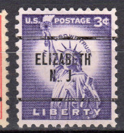 NJ-191; USA Precancel/Vorausentwertung/Preo; ELIZABETH (NJ), Type 259 - Precancels