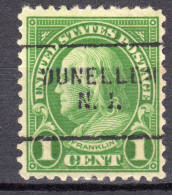 NJ-170; USA Precancel/Vorausentwertung/Preo; DUNELLEN (NJ), Type 703 - Voorafgestempeld