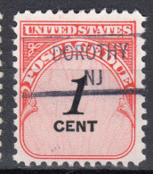 NJ-162; USA Precancel/Vorausentwertung/Preo; DOROTHY (NJ), Type 841 - Voorafgestempeld