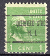 NJ-156; USA Precancel/Vorausentwertung/Preo; DEERFIELD STREET (NJ), Type 726 - Voorafgestempeld