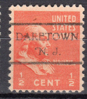 NJ-152; USA Precancel/Vorausentwertung/Preo; DARETOWN (NJ), Type L-1 HS - Voorafgestempeld