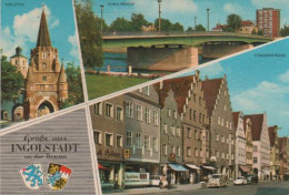 666 - Ingolstadt - Kreuztor, Donaubrücke, Theresienstrasse - Ca. 1970 - Ingolstadt
