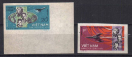 VIETNAM  STAMPS, 1965 SPACE Sc.#340-341, IMPERF., MNG - Vietnam