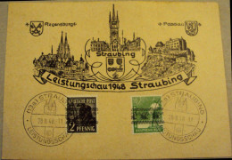 Straubing, 1948, Leistungsschau, Sonderblatt, Neu - Brieven En Documenten