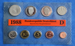 Allemagne Fédérale : Set Monnaies Neuves 1988 - Kiloware - Münzen