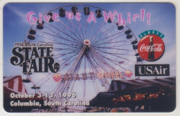 USA - South Carolina State Fair 1996 (Coca Cola) ,HT Technologies Prepaid Card 10 U, Tirage 1.500, Mint - Other & Unclassified