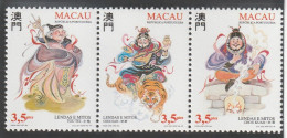 MACAO - N°811/3 ** (1996) Légendes - Unused Stamps