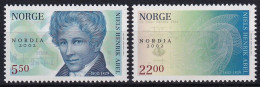 MiNr. 1448 - 1449 Norwegen       2002, 10. Okt. Internationale Briefmarkenausstellung NORDIA 2002 - Postfrisch/**/MNH - Nuovi