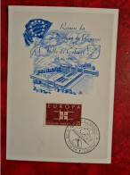 Carte Maxi 1964  FDC 1963 COLMAR REMISE DU DRAPEAU DE L'EUROPE - Andere & Zonder Classificatie