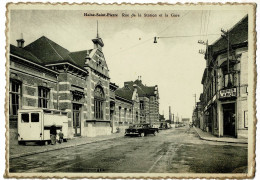 Haine-Saint-Pierre, Rue De La Station Et La Gare, PUB Bières LABOR - La Louvière