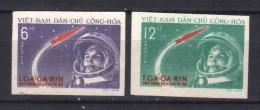 VIETNAM  STAMPS, 1961 SPACE Sc.#160-161, IMPERF., MNG - Viêt-Nam