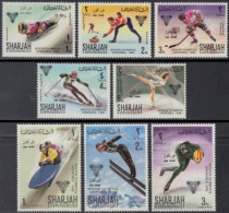 Sharjah Khor Fakkan Mi.Nr. 156-63A Olympia 1968 Grenoble (8 Werte) - Sharjah