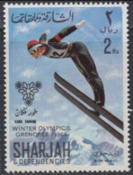 Sharjah Khor Fakkan Mi.Nr. 162A Olympia 1968 Grenoble, Skispringen (2) - Schardscha