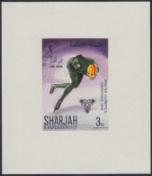 Sharjah Khor Fakkan Mi.Nr. 163Sb Olympia 1968 Grenoble, Eisschnelllauf (3) - Sharjah