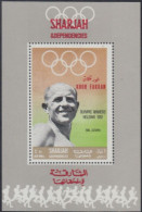 Sharjah Khor Fakkan Mi.Nr. 221Sb Olympiasieger 1952 Emil Zatopek (1) - Schardscha