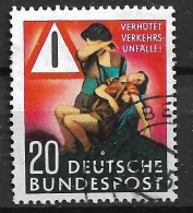 Bund 1952: Mi. 162 O Verkehrssicherheit- Unfallvorbeugung (6.-) - Gebraucht