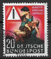 Bund 1953: Mi. 162 O Verkehrssicherheit- Unfallvorbeugung (6.-) - Gebraucht