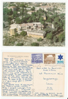 1980? Lsrael AERIAL VIEW Of EMMS NAZARETH HOSPITAL  Postcard Stamps Cover Health Medicine - Cartas & Documentos