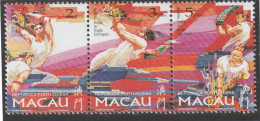 MACAO - N°860/2 ** (1997) Festival Du Dragon Ivre - Unused Stamps