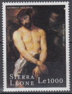 Sierra Leone Mi.Nr. 3443 400.Geb. Van Dyck, Gemälde Ecce Homo (1000) - Sierra Leone (1961-...)
