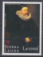 Sierra Leone Mi.Nr. 3439 400.Geb. Van Dyck, Gemälde Adriaen Stevens (1000) - Sierra Leone (1961-...)