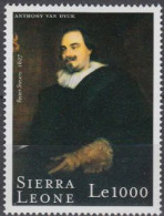 Sierra Leone Mi.Nr. 3438 400.Geb. Van Dyck, Gemälde Peeter Stevens (1000) - Sierra Leone (1961-...)