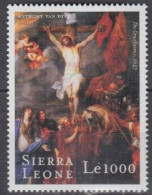 Sierra Leone Mi.Nr. 3446 400.Geb. Van Dyck, Gemälde Kreuzigung (1000) - Sierra Leone (1961-...)