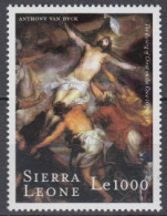 Sierra Leone Mi.Nr. 3445 400.Geb. Van Dyck, Gemälde Aufrichtung D.Kreuzes (1000) - Sierra Leone (1961-...)