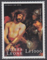 Sierra Leone Mi.Nr. 3456 400.Geb. Van Dyck, Gemälde Ecce Homo (1000) - Sierra Leone (1961-...)