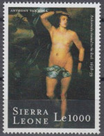 Sierra Leone Mi.Nr. 3463 400.Geb. Van Dyck, Gemälde Andromeda Am Felsen (1000) - Sierra Leone (1961-...)